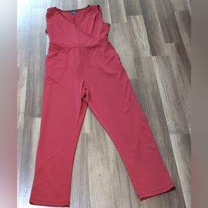 Stylish Sears Simple Sleeveless Jumpsuit Size M/M #W-221